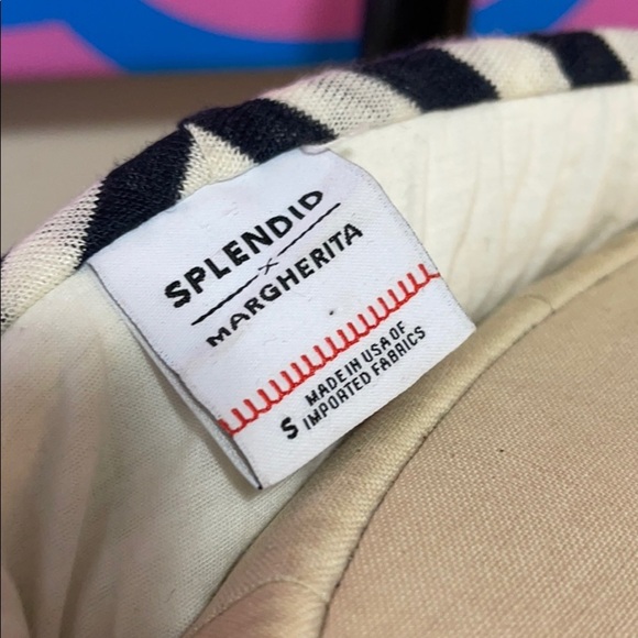 Splendid x Margherita Black White Linen Striped Skirt - Picture 12 of 12